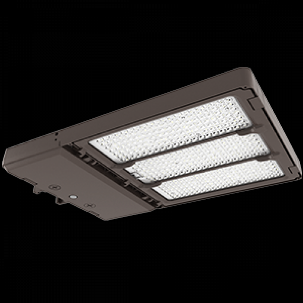 LED FLOOD LIGHT, 160/200/240/300W, 7X7, 120-347V, 3000/4000/5000K, B RONZE, 7 PIN RECPT.+SHORT