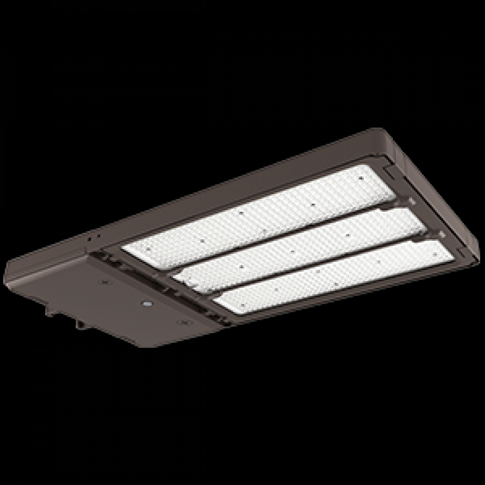 LED FLOOD LIGHT, 350/400/450W, 7X7, 120-347V, 3000/4000/5000K, BRONZ E, 7 PIN RECPT