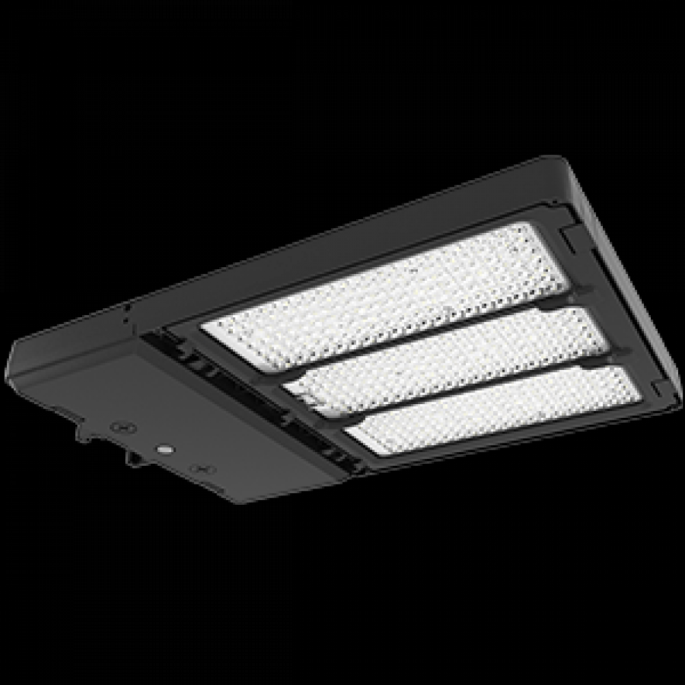 LED FLOOD LIGHT, 160/200/240/300W, 7X7, 120-347V, 3000/4000/5000K, B LACK, 7 PIN RECPT