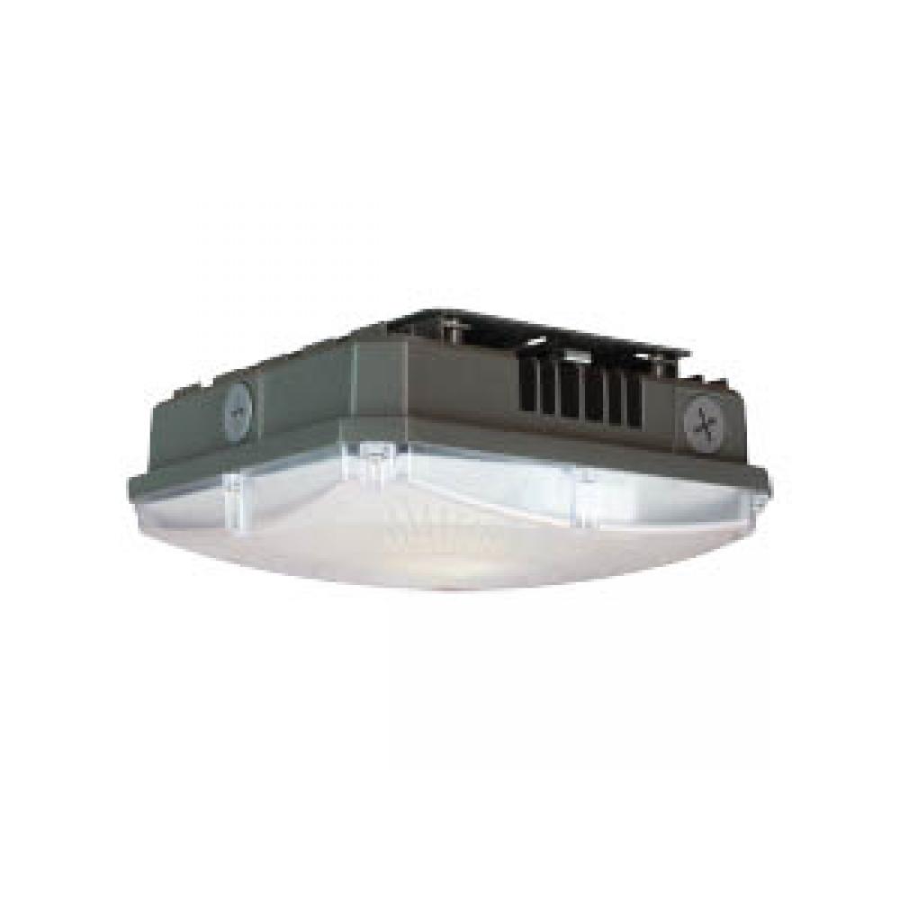 Square LED Canopy 40W 5878LM 120-347V 4000K BRONZE