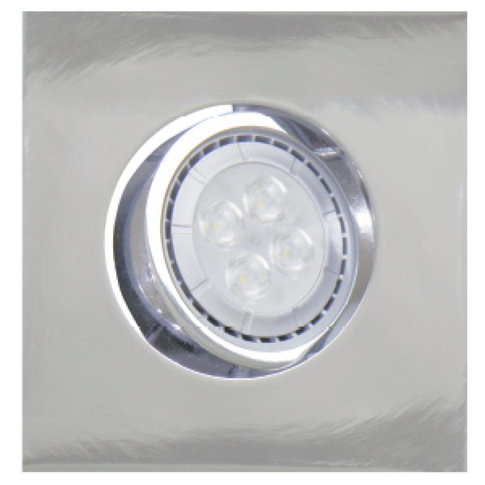 TRADITIONAL RECESSED FIXTURES TRIMS 4IN SQUARE CHROME