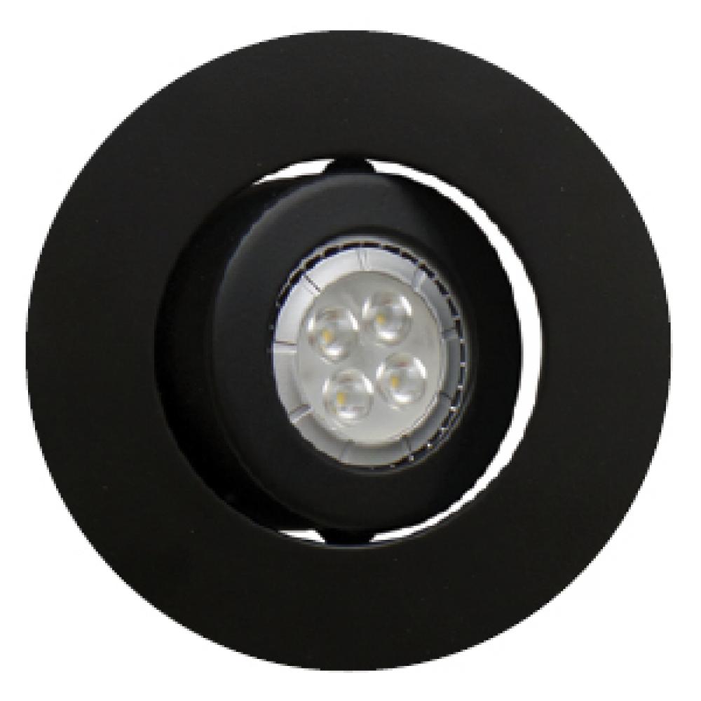 RECESSED FIXTURES / TRIMS / ROUND / BLACK / 50W