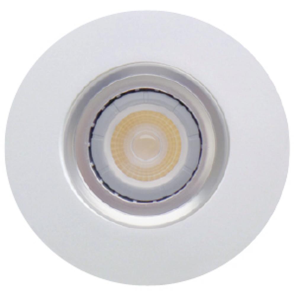 TRADITIONAL RECESSED FIXTURES TRIMS 4IN ROUND WHITE-CHROME