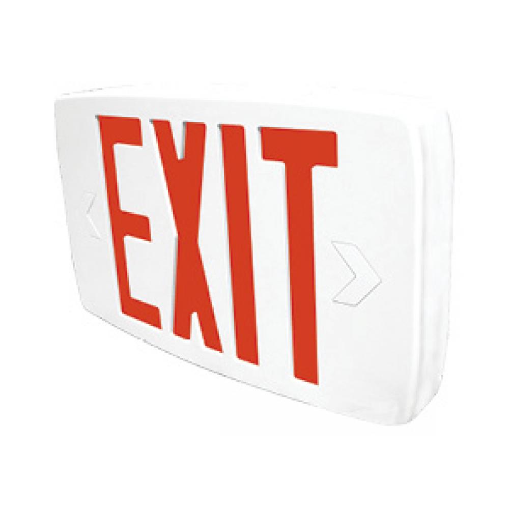 EXIT PL. U-F IB90M WH 120/347V