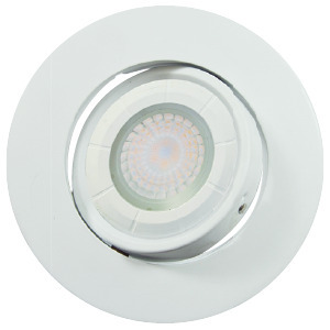 TRADITIONAL RECESSED FIXTURES TRIMS 6IN ROUND WHITE