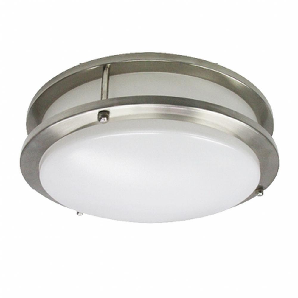 14 IN LED CEILING LUMINAIRE DOUBLE RING CCT SELECTABLE 25 W 120 V 2700/3000/3500/4000/5000K