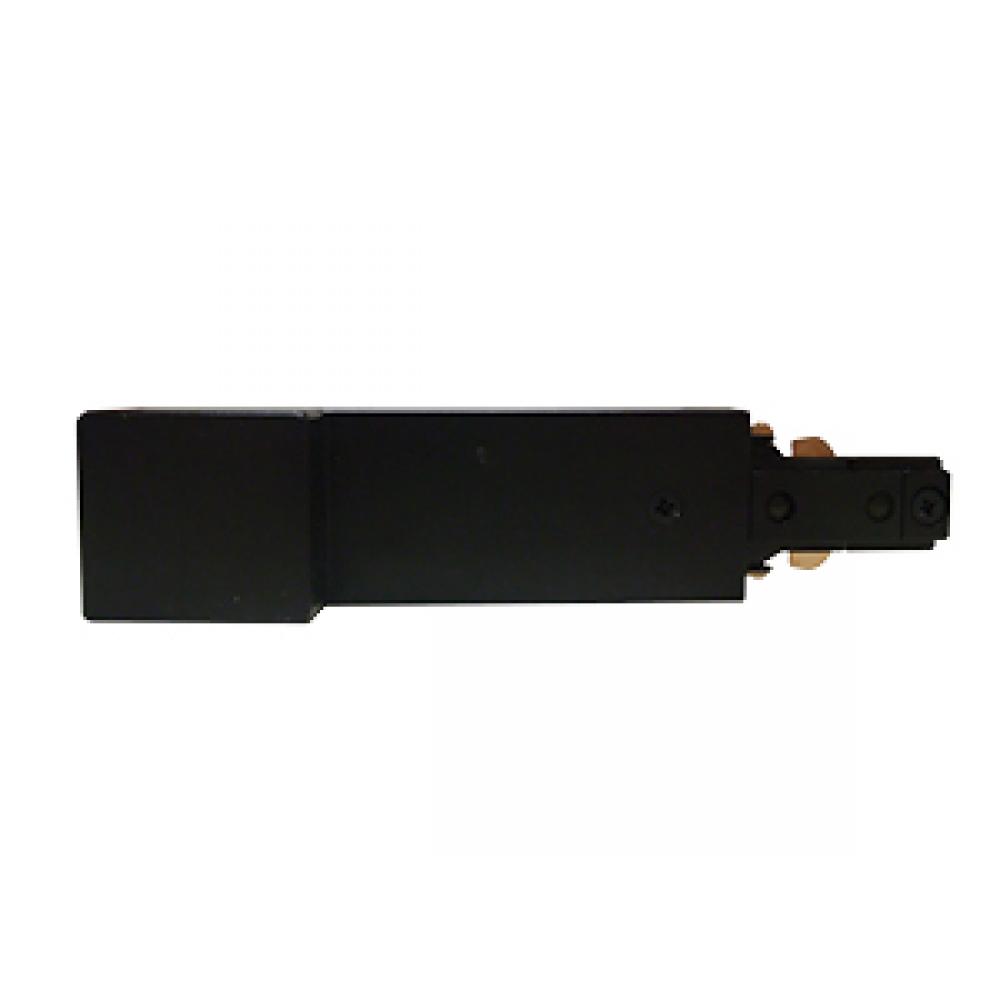 SURFACE CONDUIT END FEED J TRACK 1 CIRCUIT BLACK