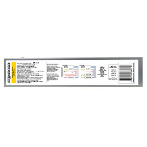 ELECTRONIC FLUORESCENT BALLAST 1-2 LAMPS T12 RAPID START (RS) 25-40W 120V NBF STD