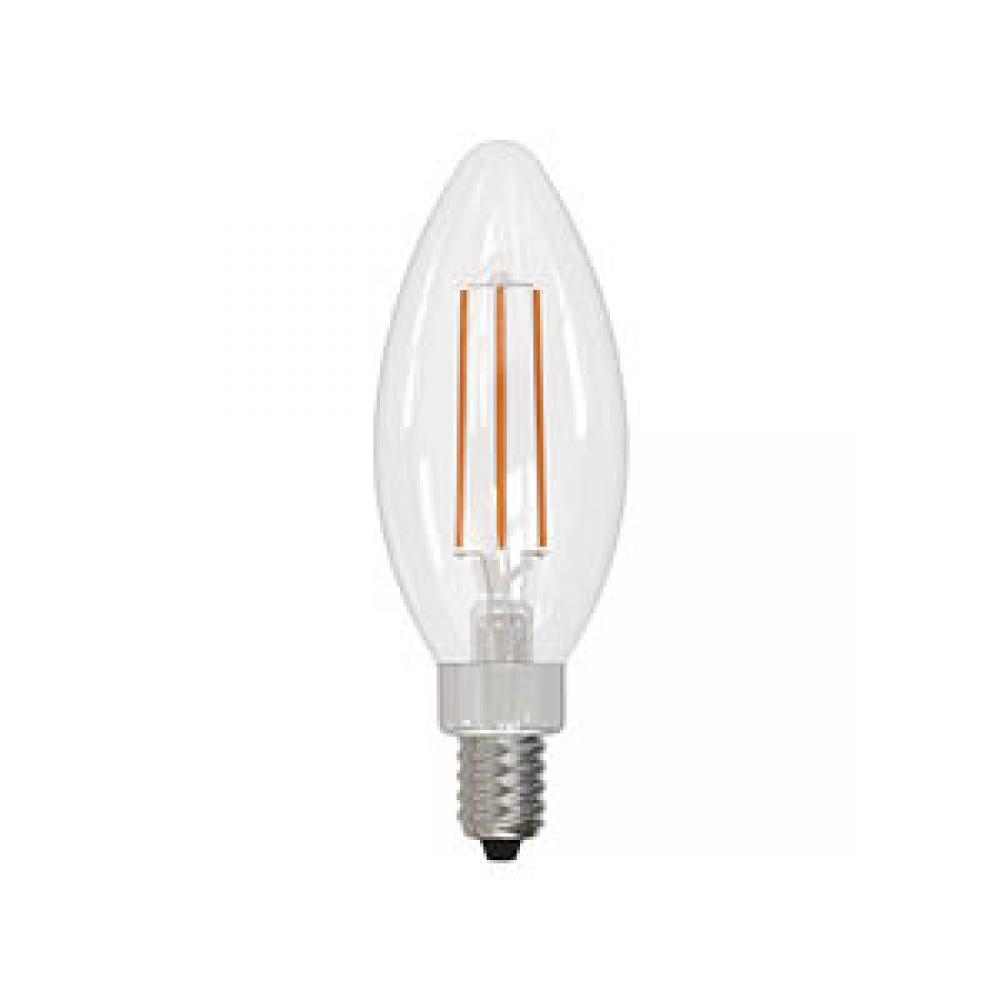 LED Filament Lamp B11 E12 Base 5W 120V 40K 500LM Clear Vertical Dim Stan dard DESIGN