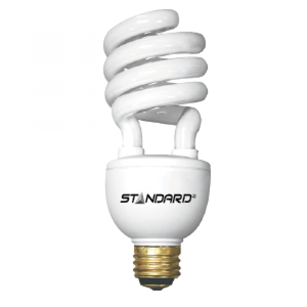 CFL 3 WAY SPIRAL 13/20/25W 120V 2700K 900/1200/1500LM 120V E26 STD