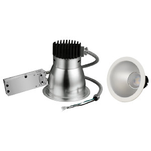 LCR DOWNLIGHT 18W 120-277 3500K 6IN SILVER BAFFLE ROUND 1611lm