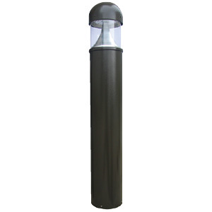 Round LED Bollard 25W 1325LM 120-277V Bronze