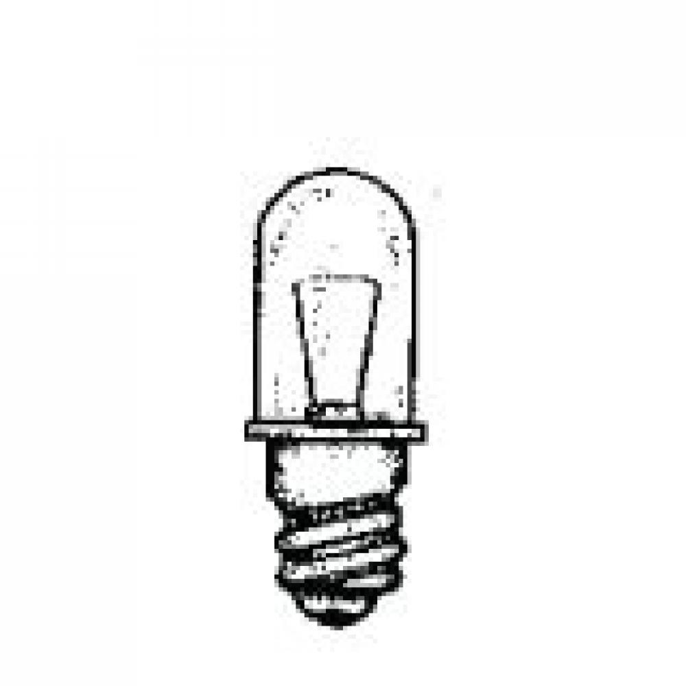 MINIATURE LAMP ANSI:46 T-3.25 6.3V 0.25A 1.58W MINIATURE SCREW E10 CLEAR STD