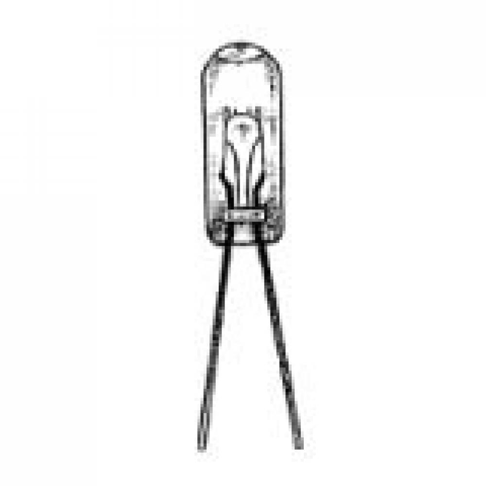 MINIATURE LAMP ANSI:8640 T-1.25 14V 0.08A WIRE TERMINAL CLEAR 10 PACK ST D