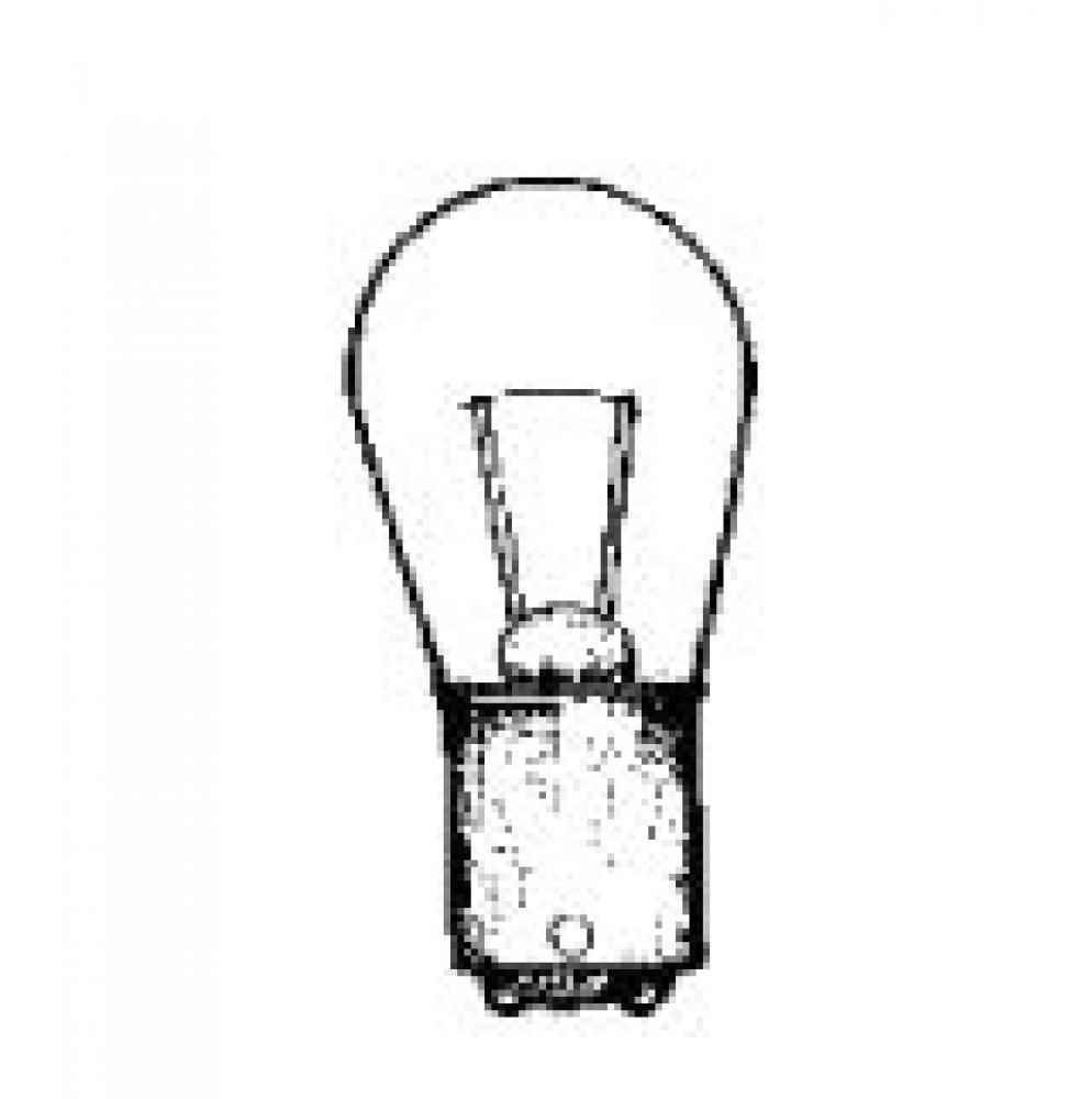 MINIATURE LAMP ANSI:653 S-8 37.5V 0.83A 31.13W BA15d CLEAR STD