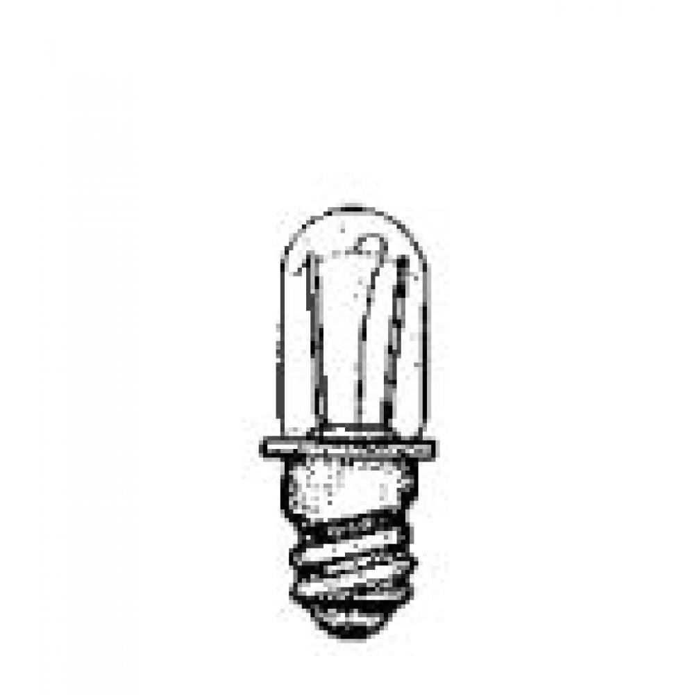 MINIATURE LAMP ANSI:373 T-1.75 14V 0.08A MIDGET SCREW E5 CLEAR STD