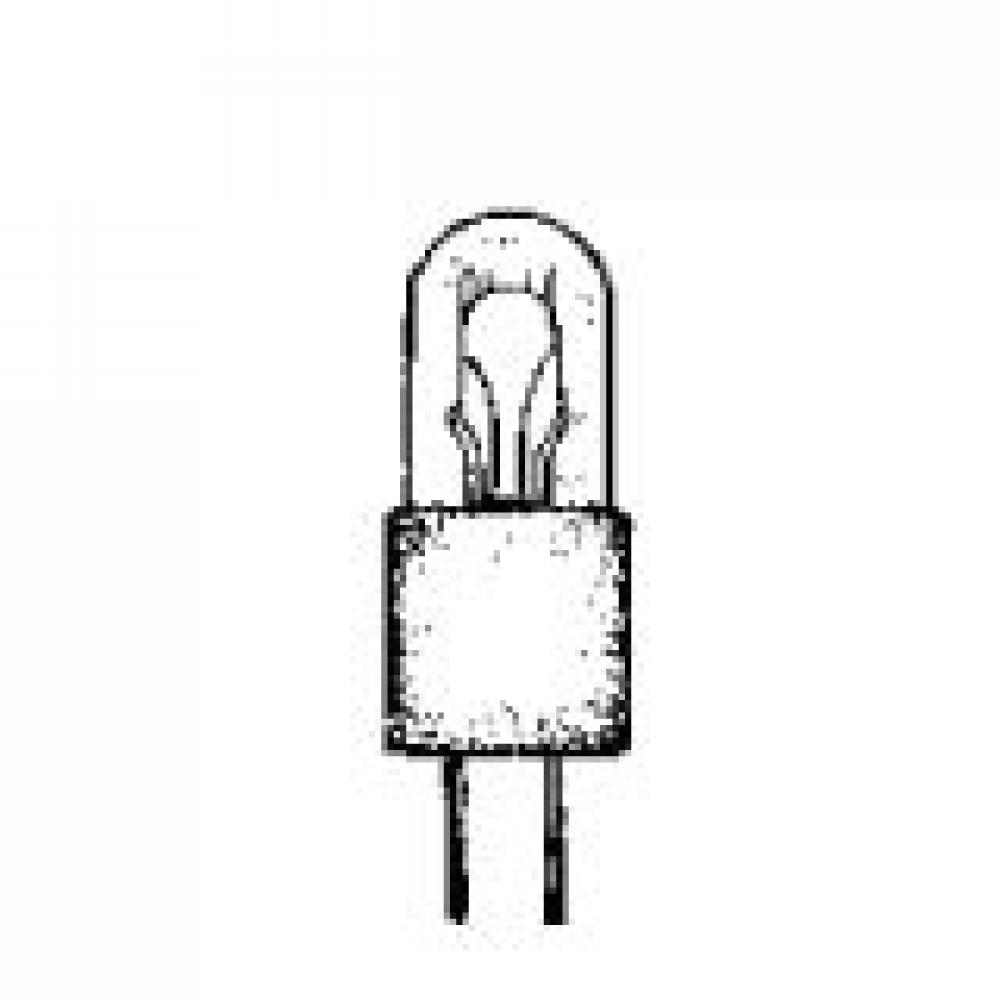 MINIATURE LAMP ANSI:M7328 T-1.75 6V 0.2A BIPIN G4 CLEAR STD