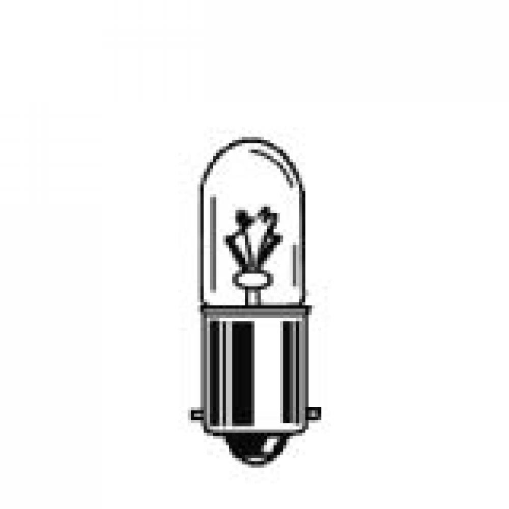 MINIATURE LAMP ANSI:43 T-3.25 2.5V 0.5A 1.25W BA9s CLEAR STD