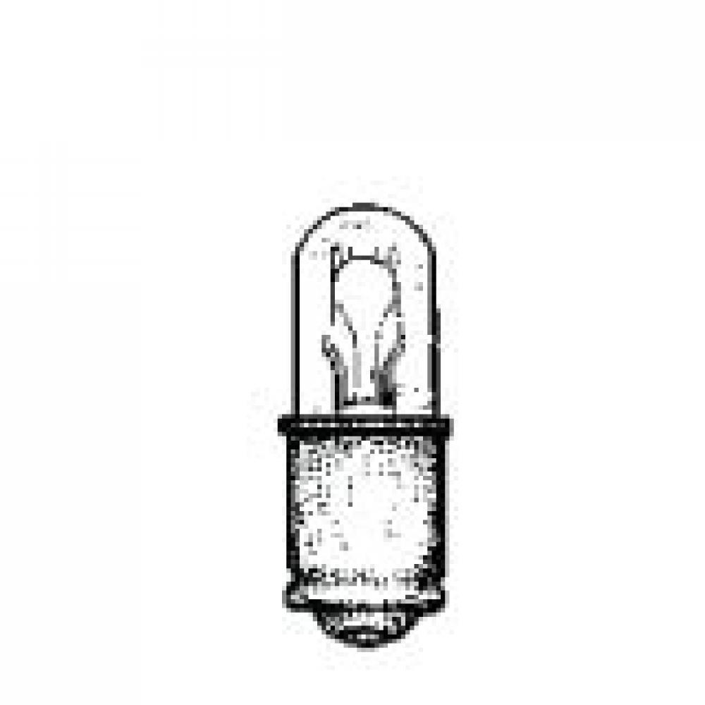 MINIATURE LAMP ANSI:M6201 T-1.75 60V 0.02A S4s/8 CLEAR STD