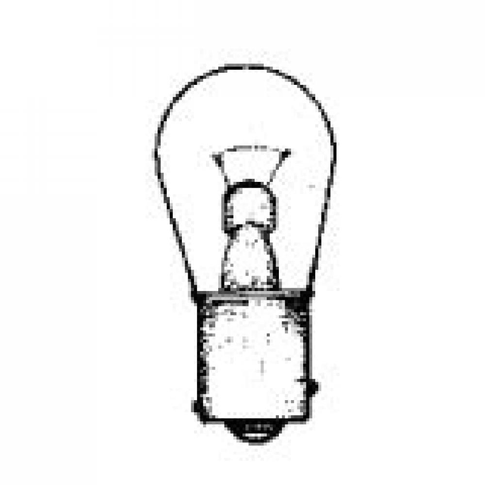 MINIATURE LAMP ANSI:1619 S-8 6.7V 1.9A 12.73W BA15s CLEAR STD