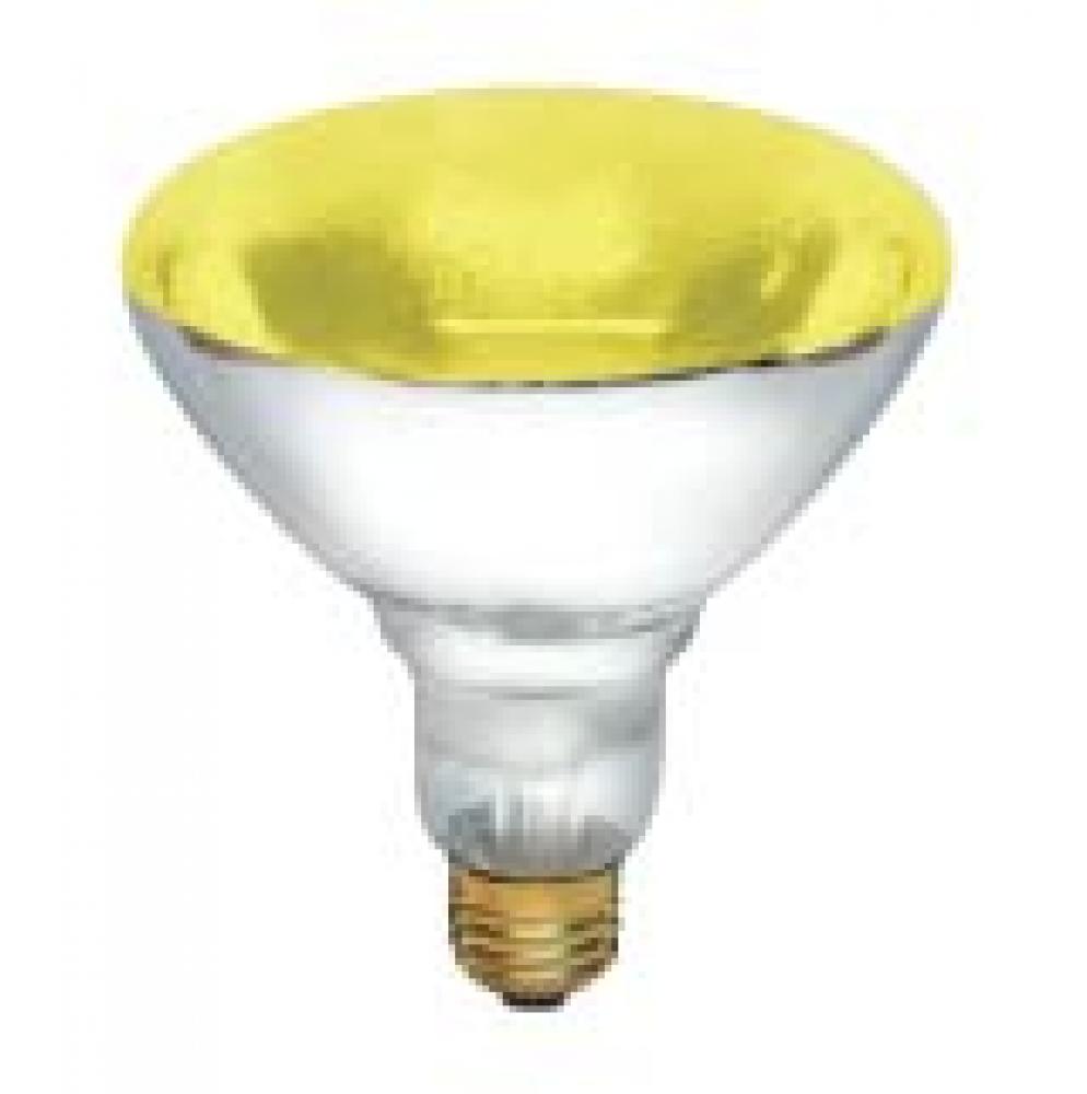 INCANDESCENT COLORED 100W BR38 E26 130V YELLOW STD