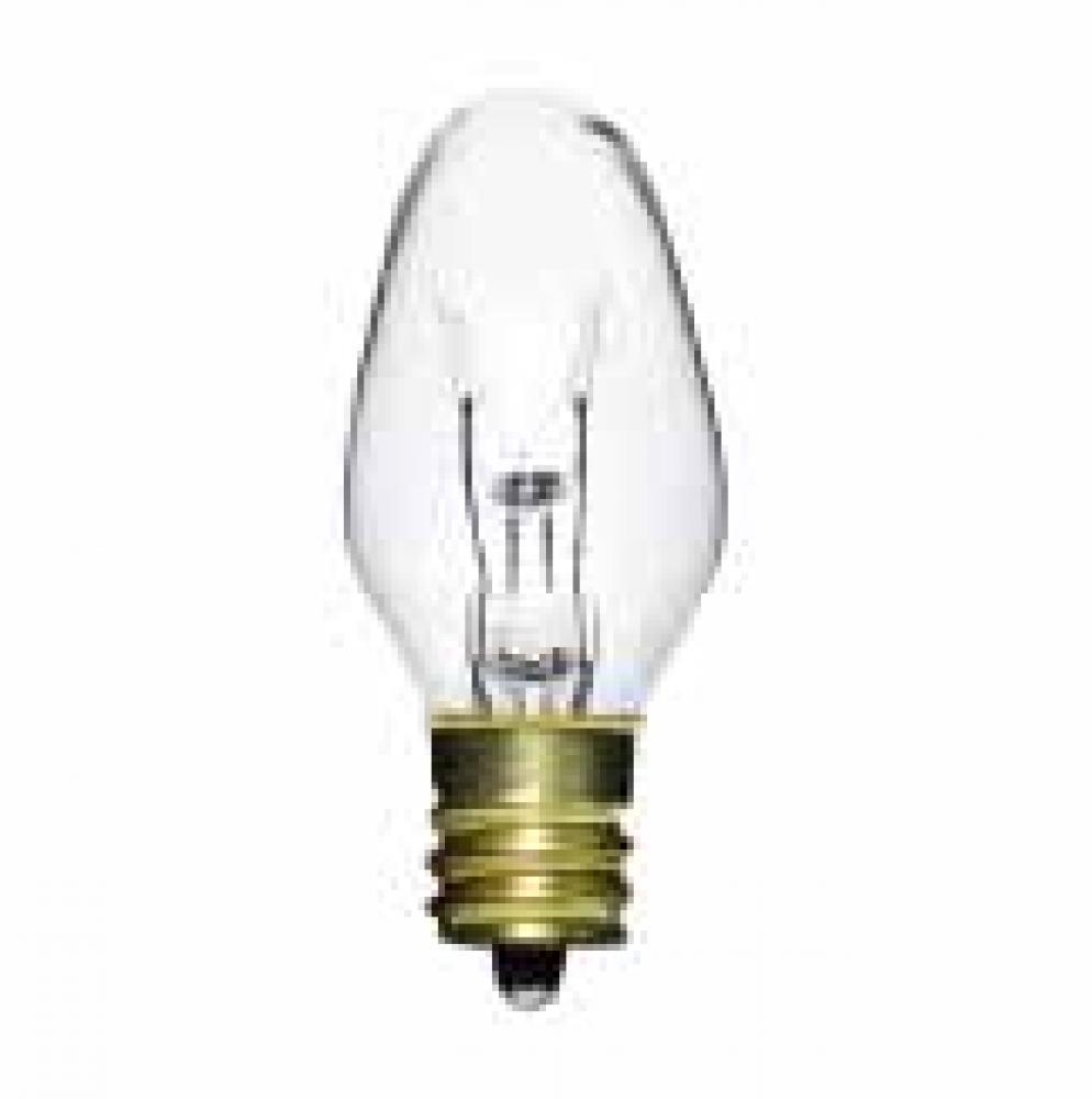 INCANDESCENT COLORED 4W C7 E12 125V WHITE