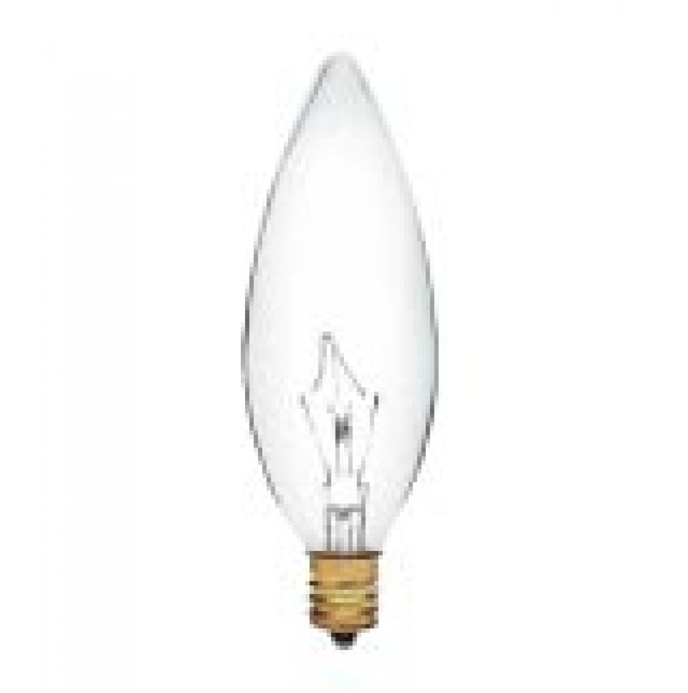 INCANDESCENT 40W B10 E12 130V CLEAR STD