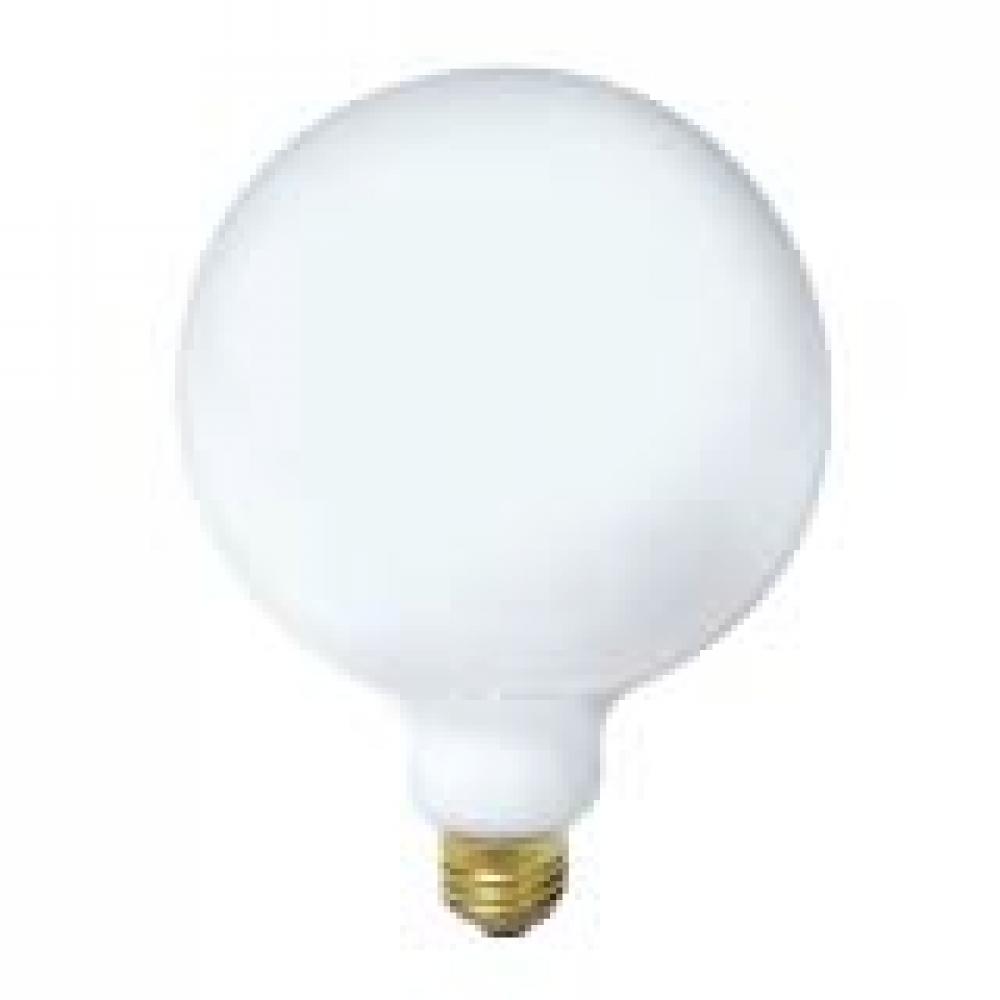 INCANDESCENT 40W G40 E26 130V WHITE STD