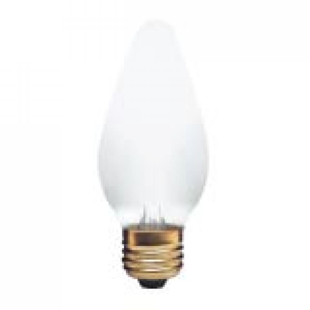 INCANDESCENT COLORED 25W F15 E26 130V WHITE STD