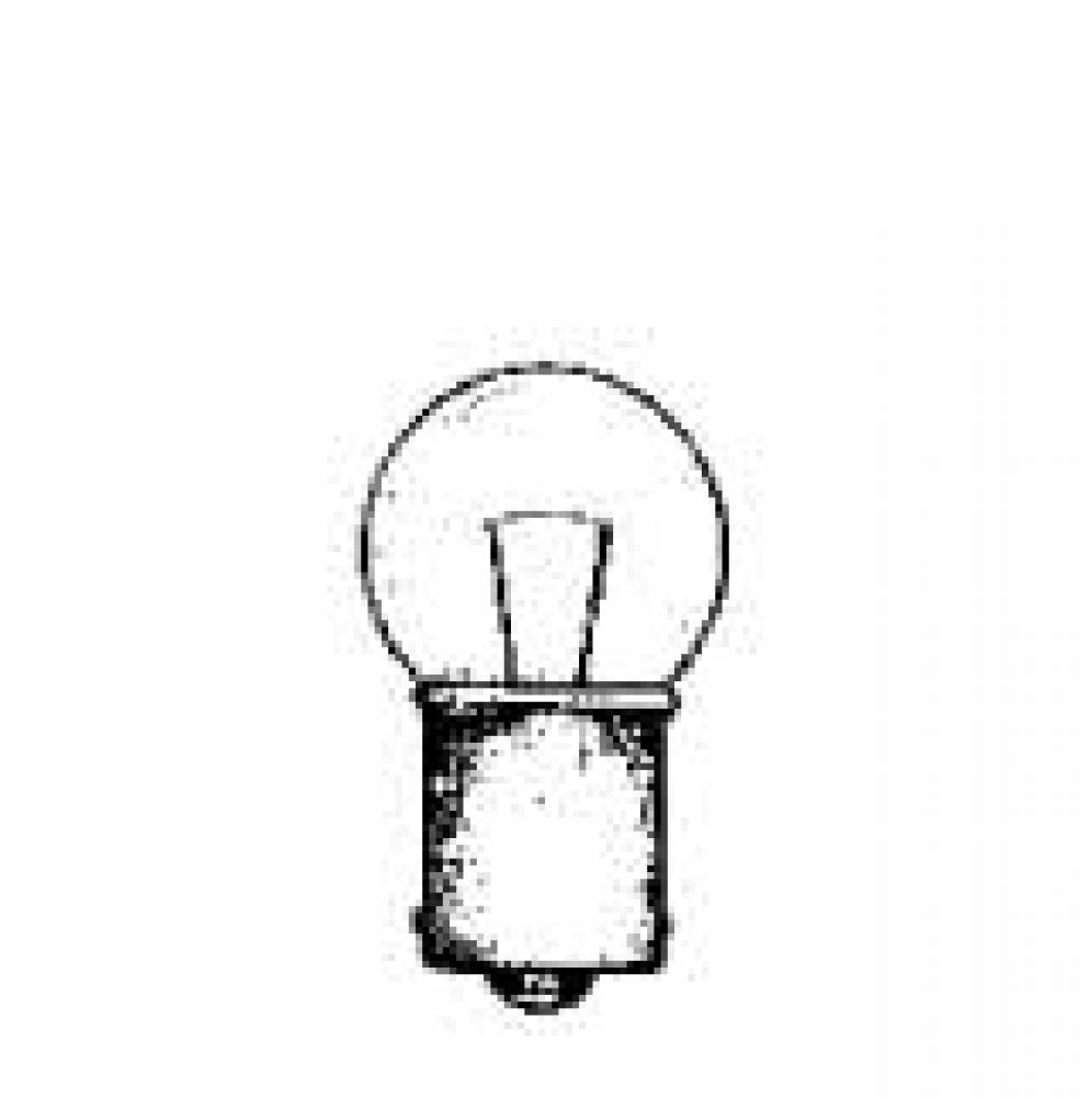 MINIATURE LAMP ANSI:89 G-6 13V 0.58A 7.54W BA15s CLEAR STD