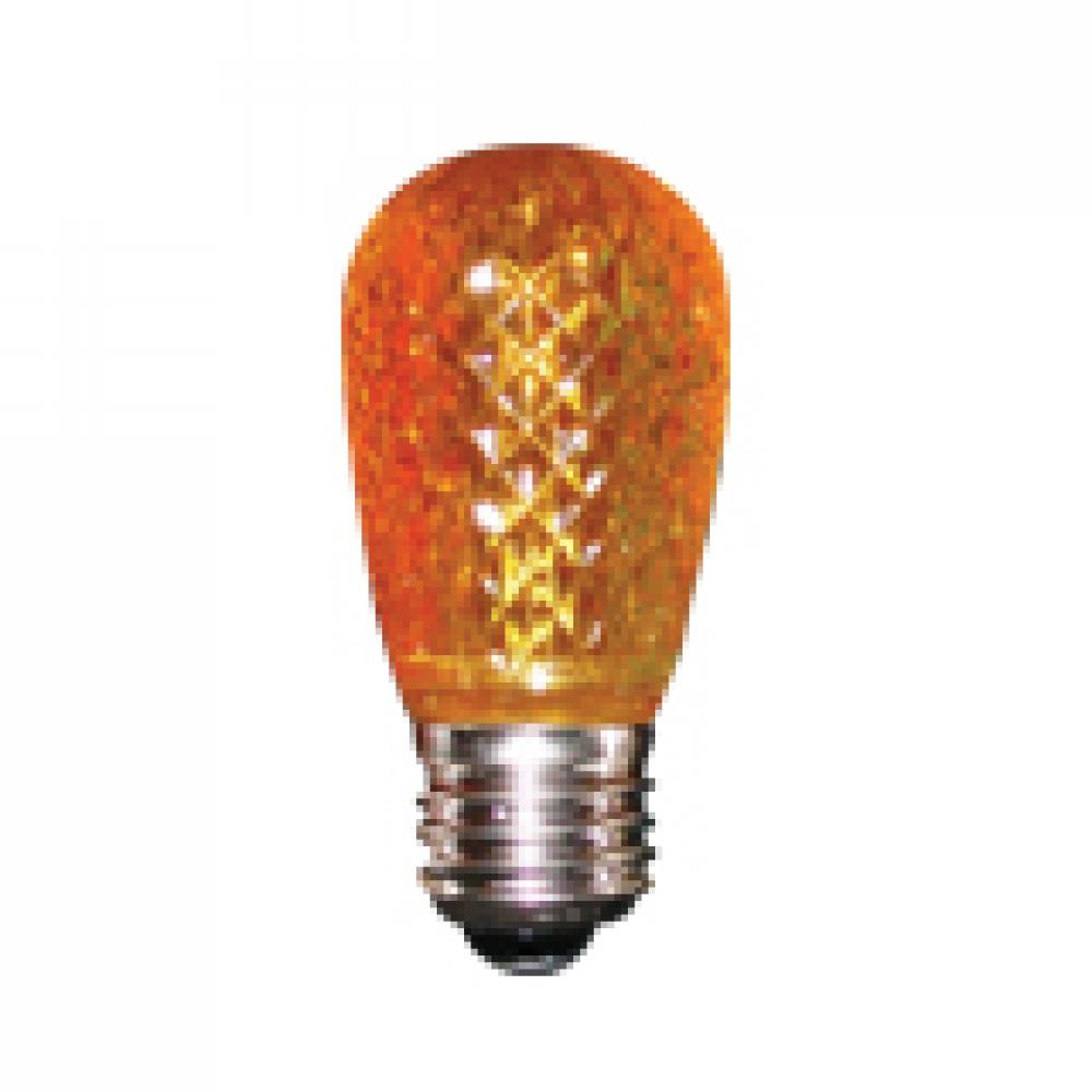 LED Decorative Lamp S14 E26 Base 0.96W 100-130V Amber STANDARD