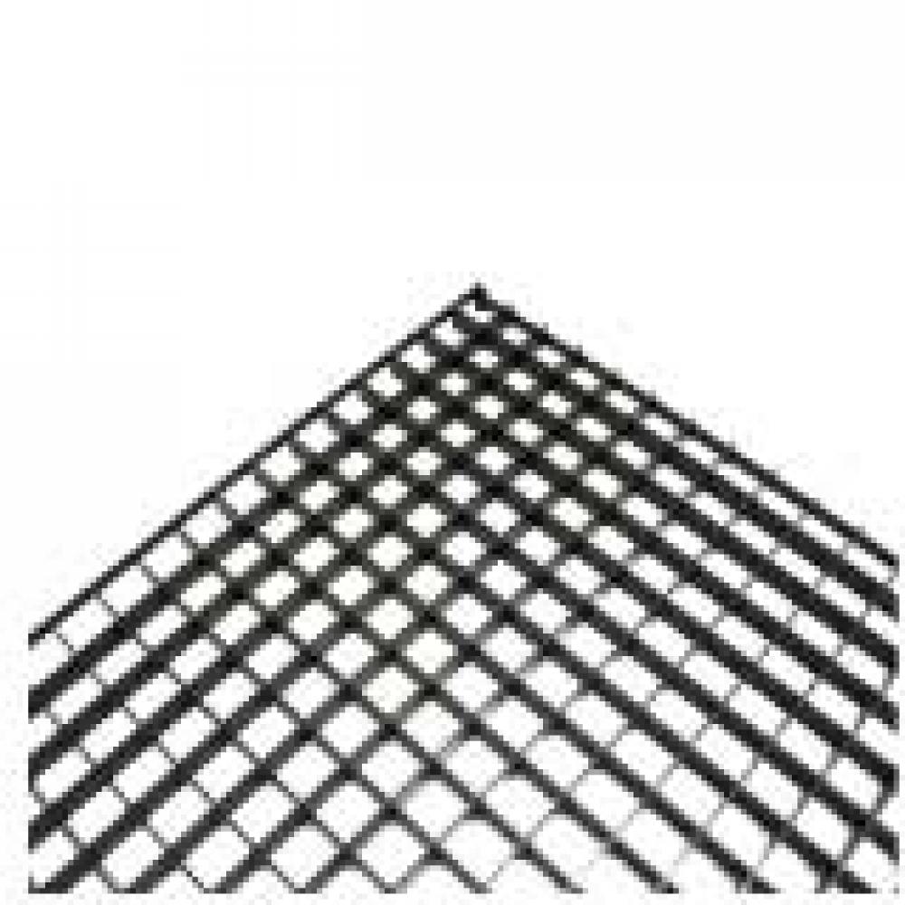 LOUVER EGGCRATE BLACK STYRENE 2x4FT 23-3/4 x 47-3/4in STD