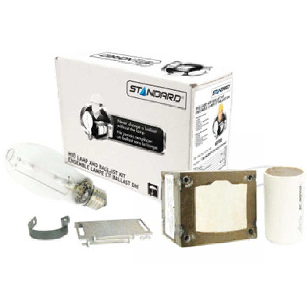 HID LAMP AND BALLAST KIT HIGH PRESSURE SODIUM 100W S54 - LAMP:ED17 E26 C LEAR OPEN