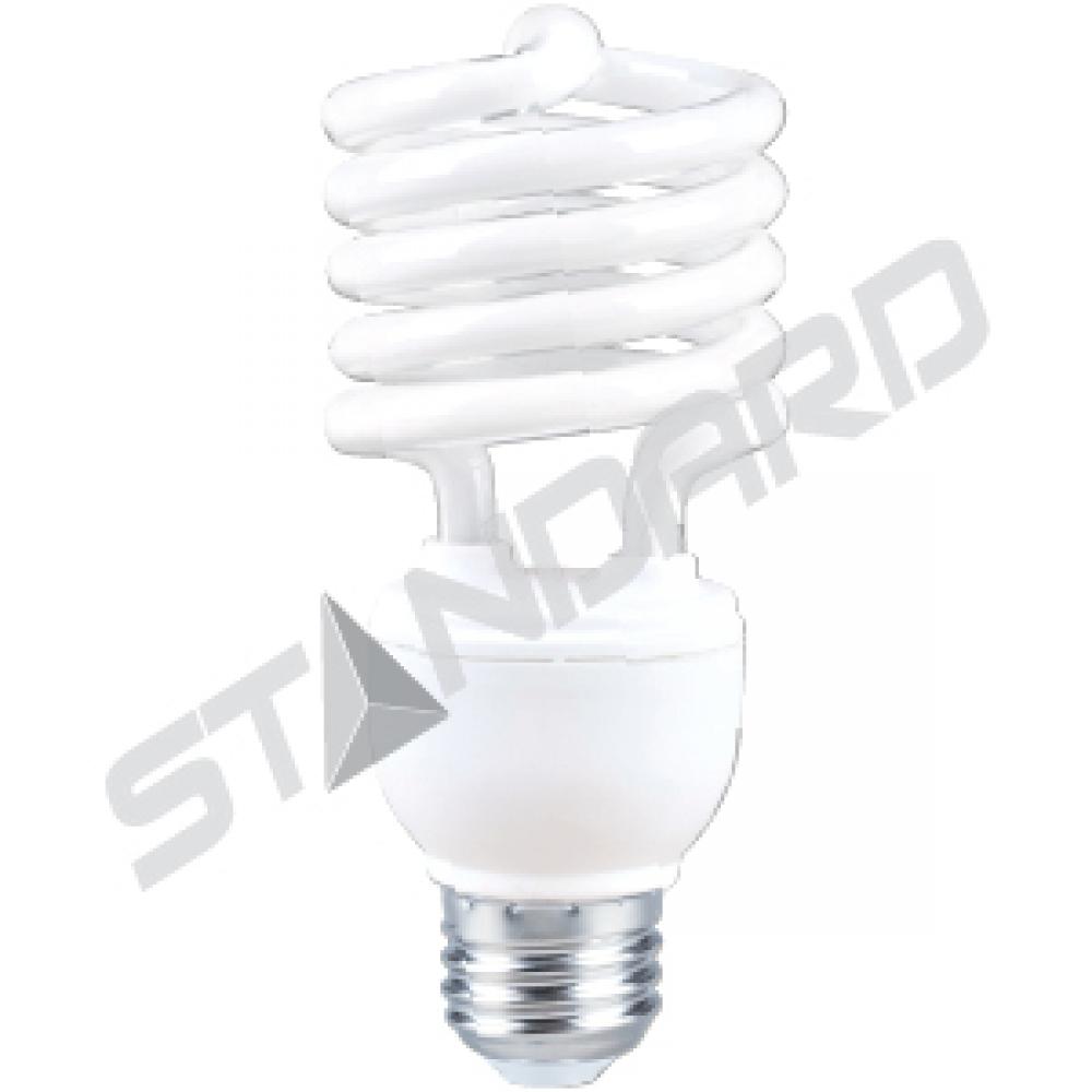 CFL T2 SPIRAL 23W 120V 5000K 1600LM 120V E26 E-LUME