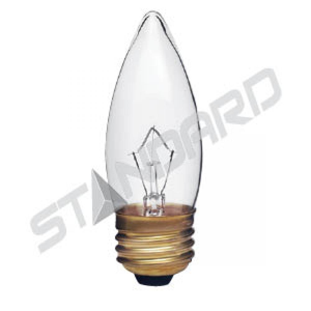 INCANDESCENT 40W B10 E26 120V CLEAR BRITELUX STD