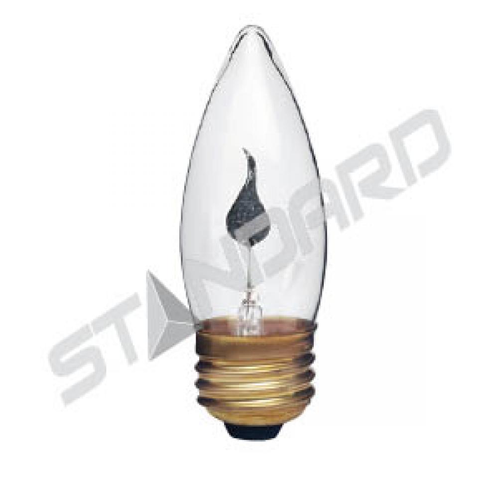 INCANDESCENT FLICKER FLAME 3W B10 E26 120V CLEAR STD