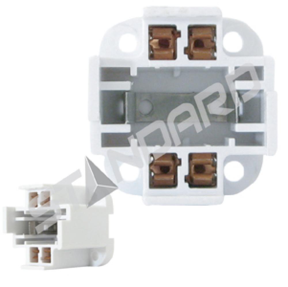 CFL SOCKET GX24q-3 BASE 26W 4-PIN VERTICAL 4 HOLE SCREW MOUNT 75W 600V S TD