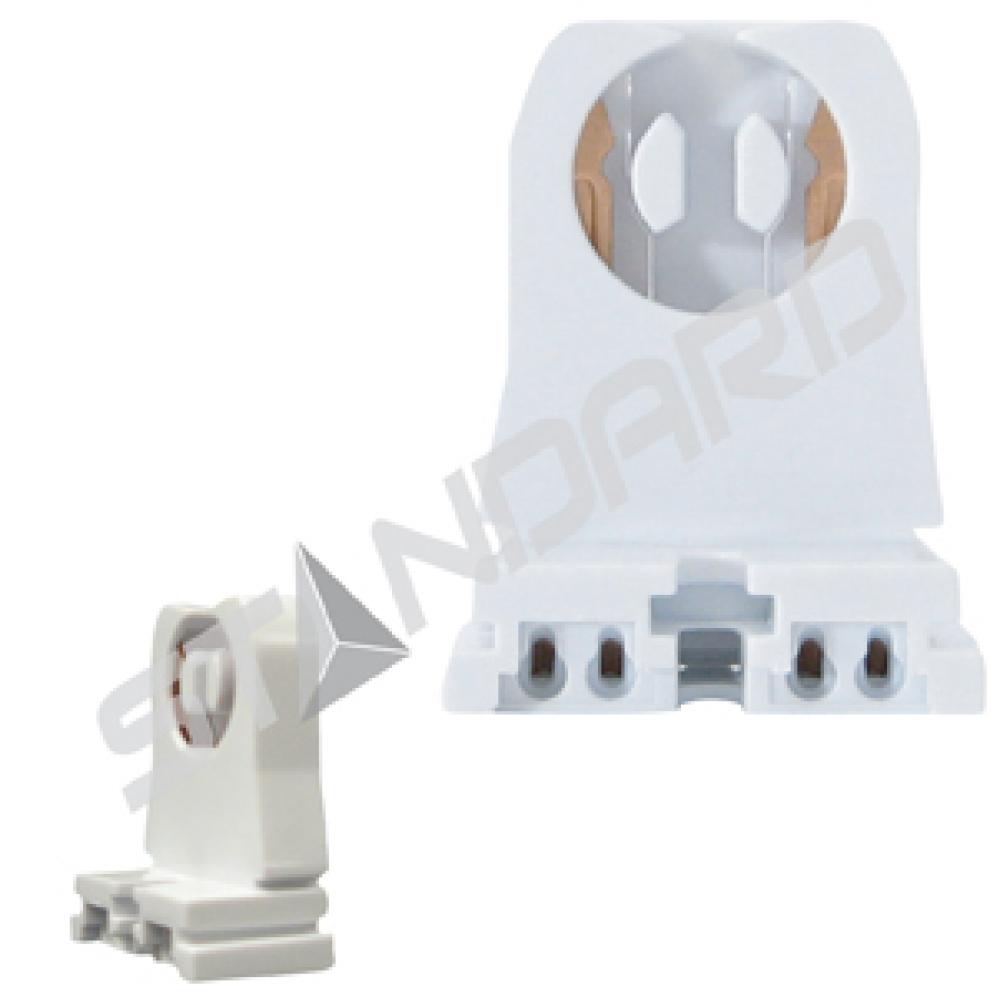 FLUORESCENT SOCKET MED BIPIN G13 BASE T8/T12 LOW PROFILE SLIDE MOUNT 660 W 600V STD