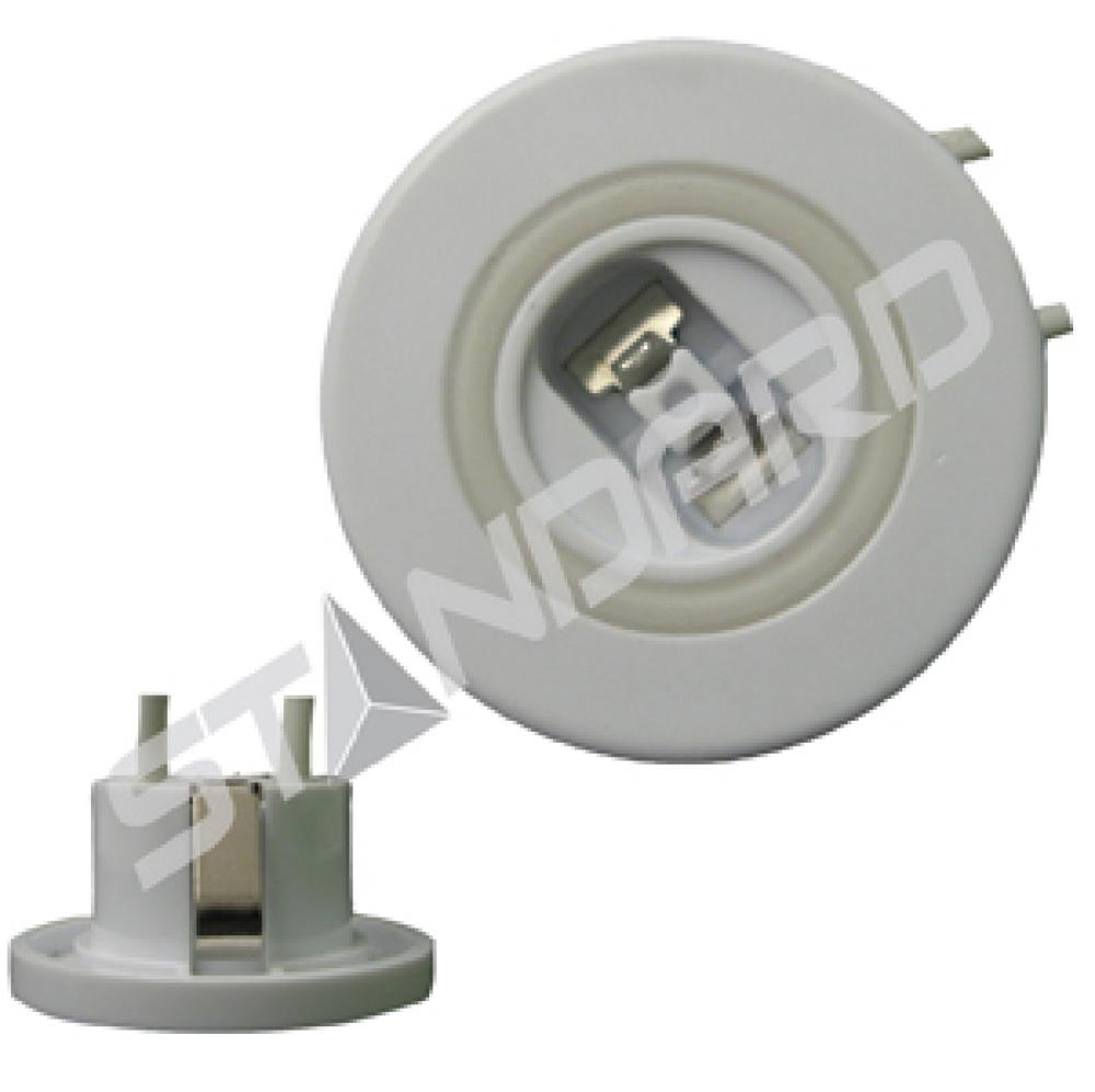 FLUORESCENT SOCKET R17d BASE SNAP-IN STATIONARY END 660W 600V STD