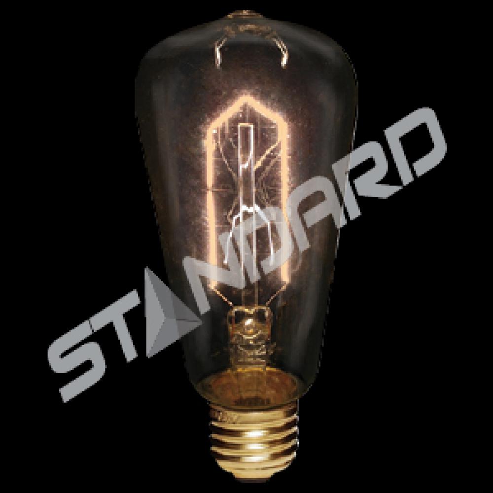 INCANDESCENT VICTORIAN STYLE SINGLE LOOP 40W S60 E26 120V CLEAR STD