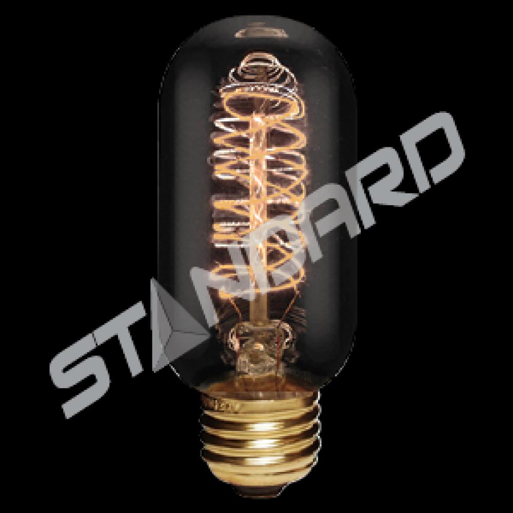 INCANDESCENT VICTORIAN STYLE SPIRAL 40W T14 E26 120V CLEAR STD