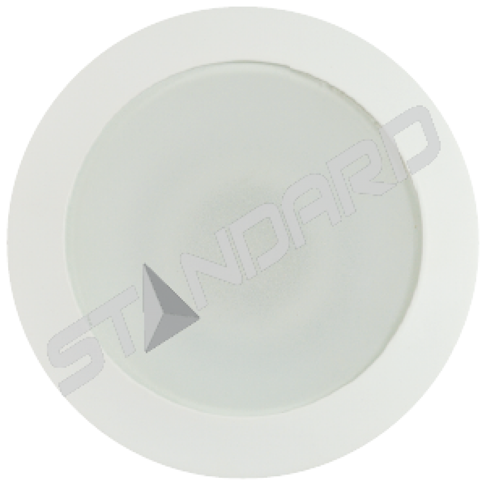 TRADITIONA RECESSED FIXTURE TRIMS 4IN ROUND WHITE SHOWER E-LUME