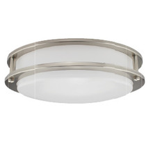 Stanpro (Standard Products Inc.) 68069 - 16 IN LED CEILING LUMINAIRE DOUBLE RING 26 W 120 V 3000K CHROME 1 820 LM ROUND