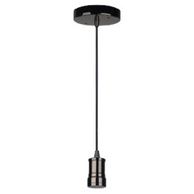 Stanpro (Standard Products Inc.) 67277 - DECORATIVE PENDANTS SOCKET INDUSTRIAL STYLE SERIES 110 BLACK CHROME CANO PY AND SOCKET