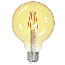 Stanpro (Standard Products Inc.) 67665 - LED Filament Lamp G30 E26 Base 4.5W 120V 22K 380LM Amber Oblique Dim Sta ndard