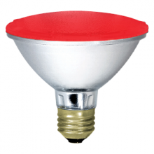 Stanpro (Standard Products Inc.) 55006 - HALOGEN PAR30 50W 130V E26 30DEG FLOOD RED LENS STD