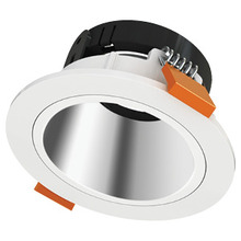 Stanpro (Standard Products Inc.) 64738 - LUMEINA TRIM 4IN CHROME-WHITE REFLECTOR ROUND