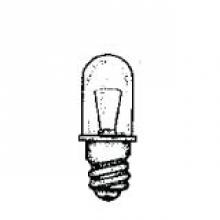 Stanpro (Standard Products Inc.) 51071 - MINIATURE LAMP ANSI:1823 T-3.25 48V 0.1A 4.8W MINIATURE SCREW E10 CLEAR 10 PACK STD