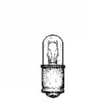 Stanpro (Standard Products Inc.) 13581 - MINIATURE LAMP ANSI:M7333 T-1.75 5V 0.06A MIDGET FLANGED F6 CLEAR 10 PAC K STD