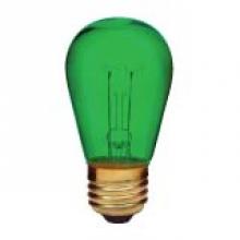 Stanpro (Standard Products Inc.) 52218 - INCANDESCENT COLORED 11W S14 E26 130V TRANSPARENT GREEN STD